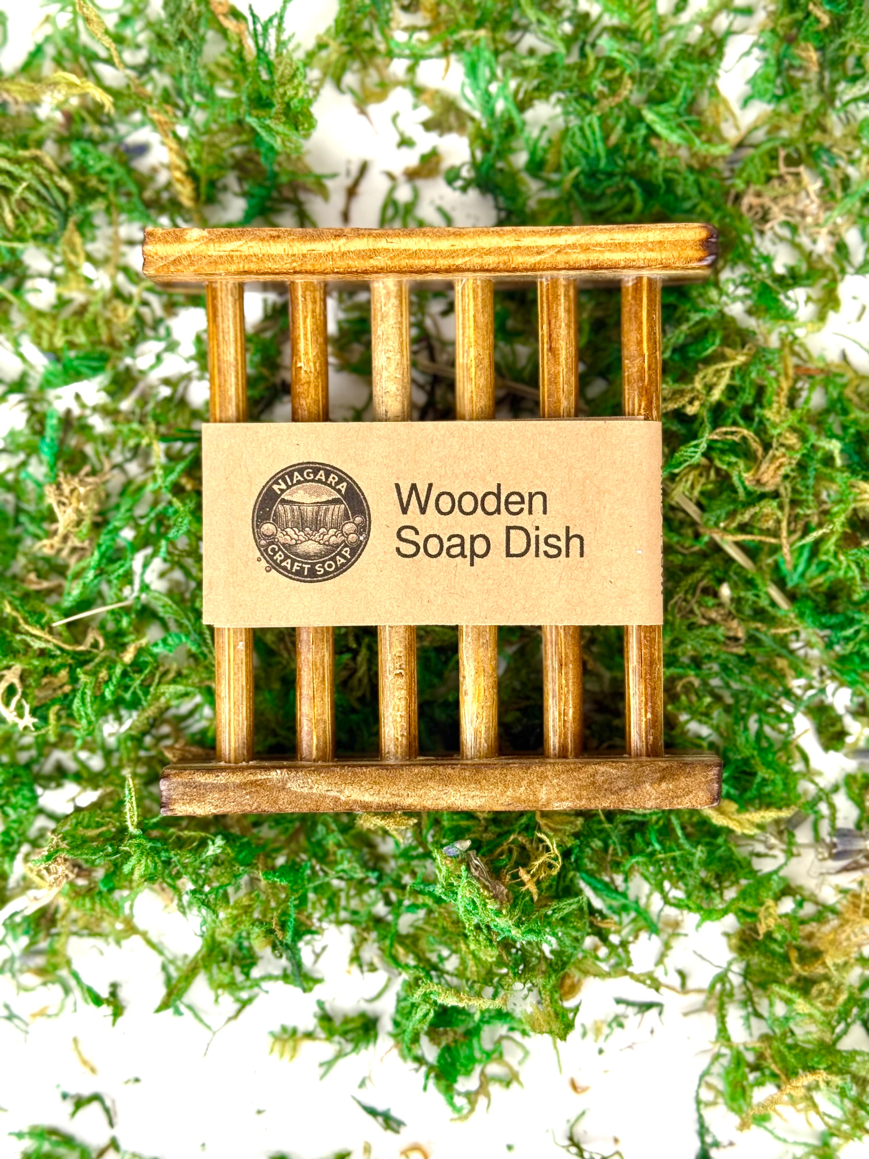 Porte-savon en bois 