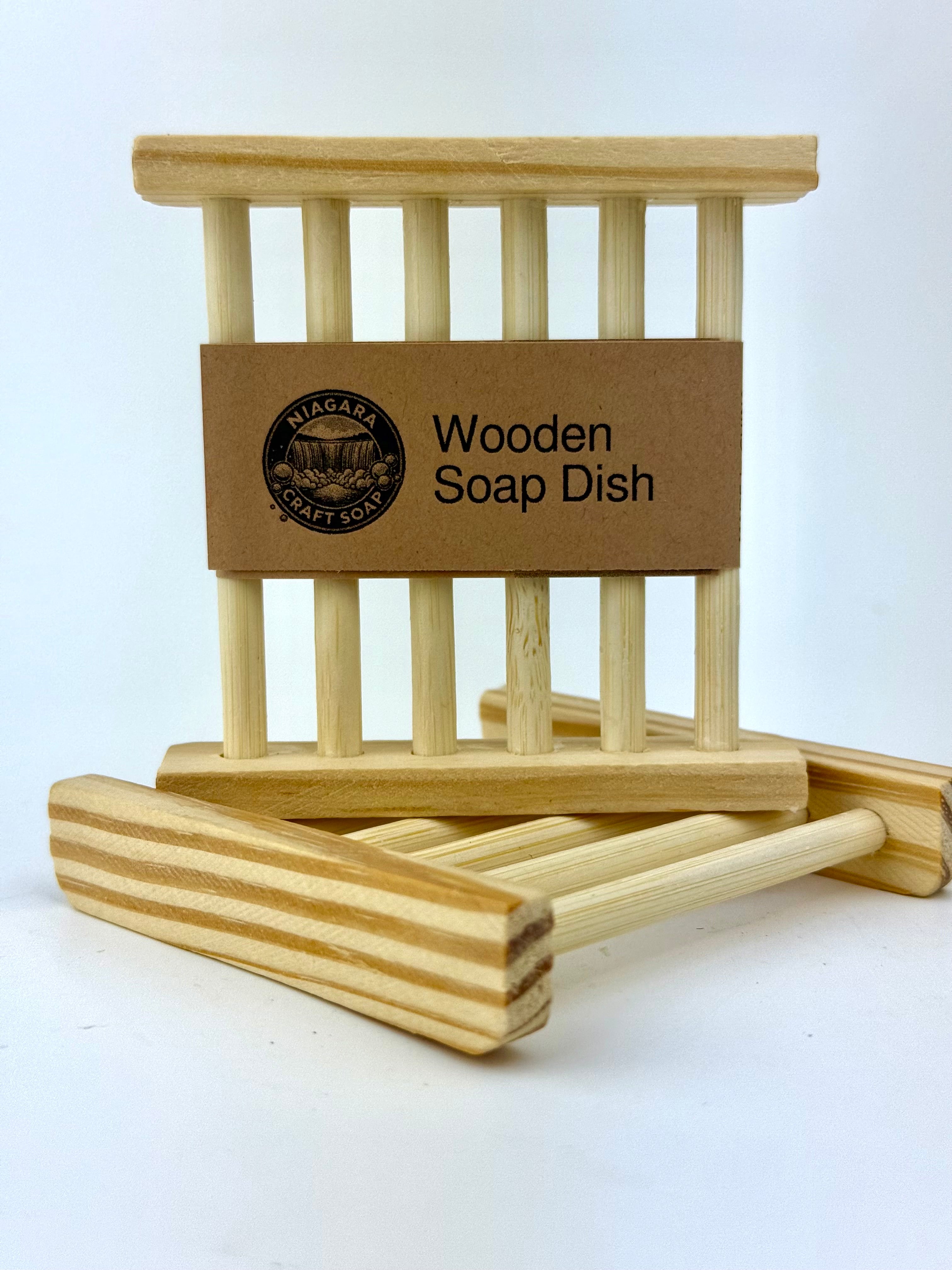 Porte-savon en bois 