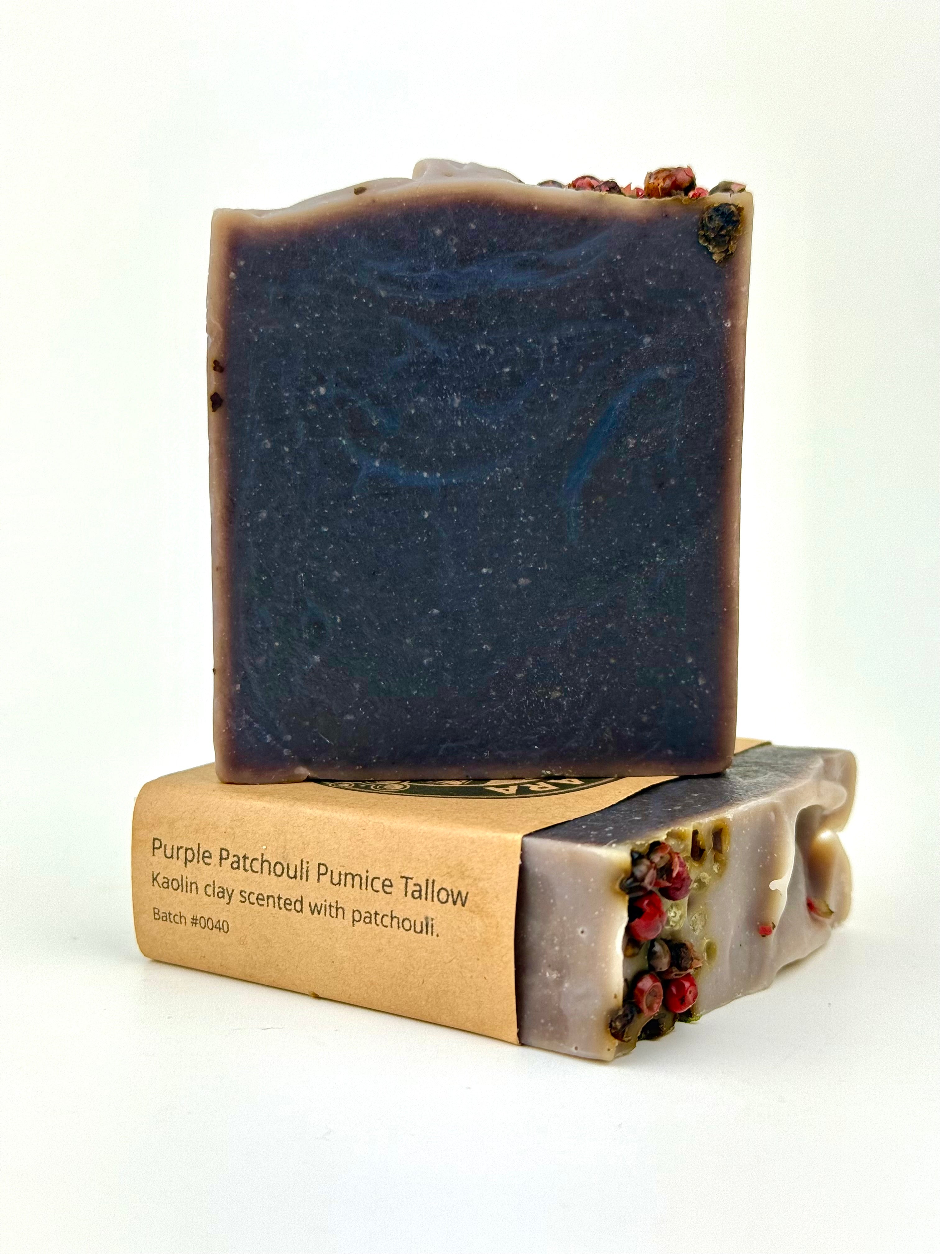 Suif de pierre ponce au patchouli violet 120 g