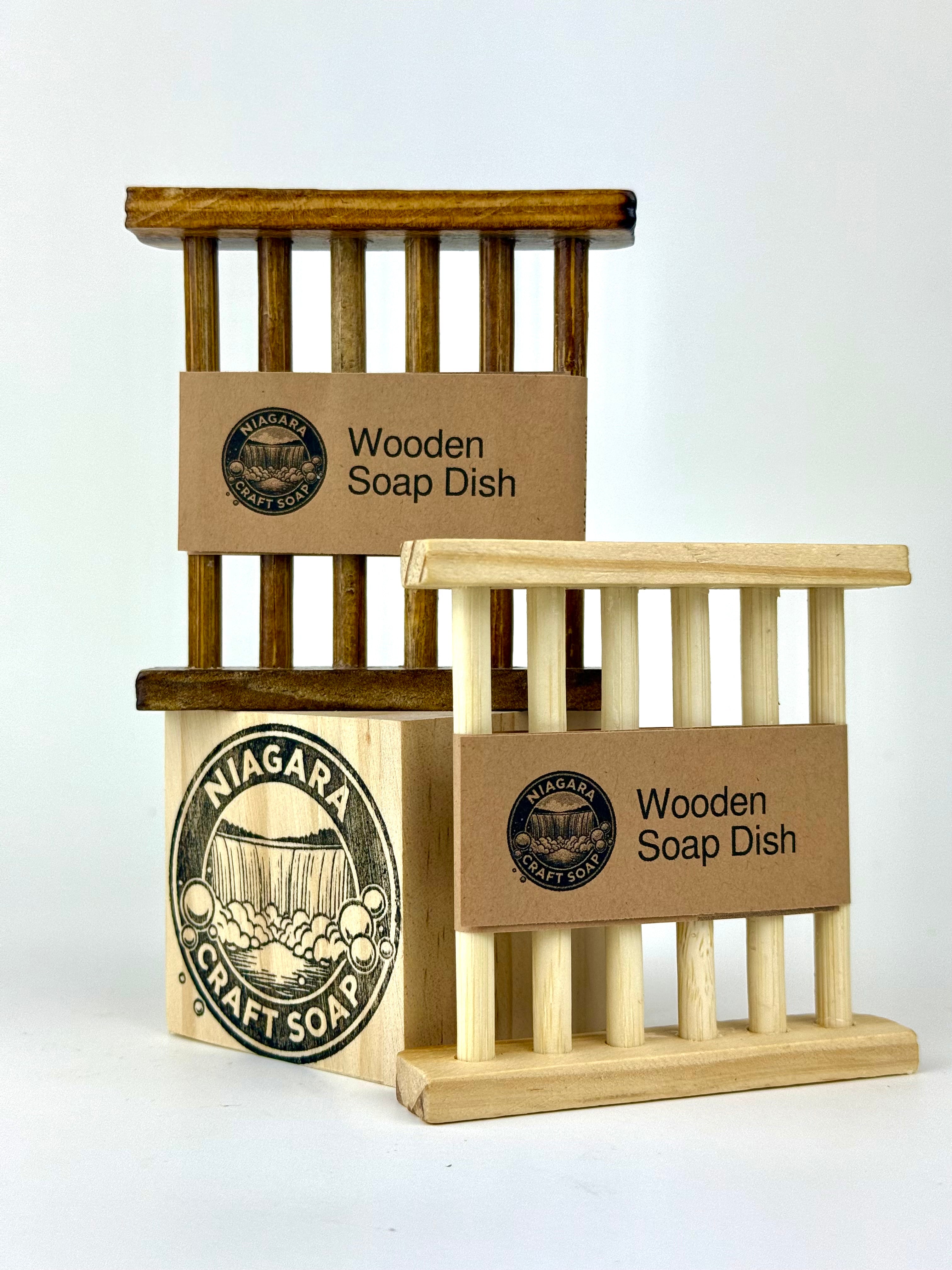 Porte-savon en bois 