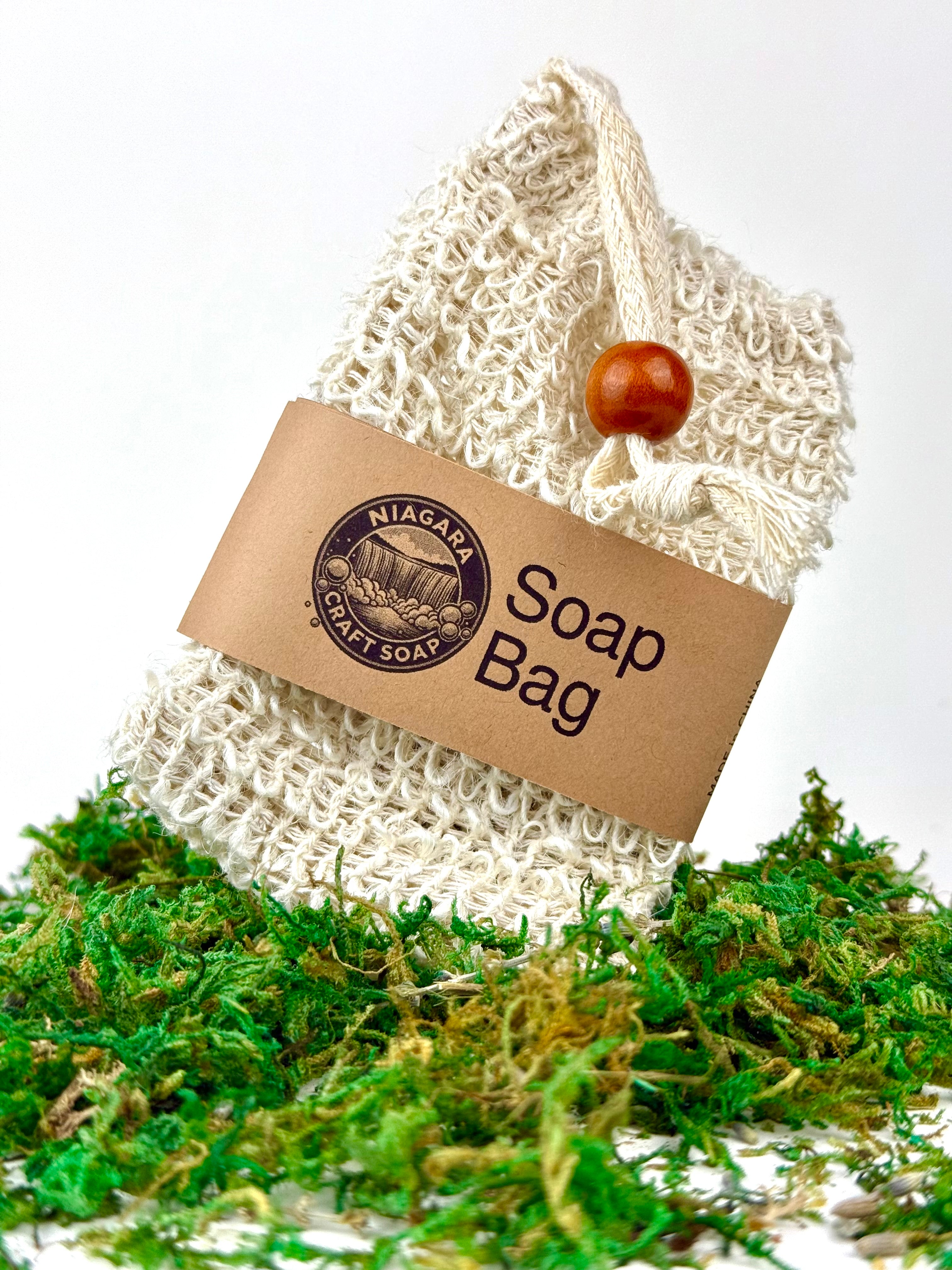 Sac à cordon en fibre de jute