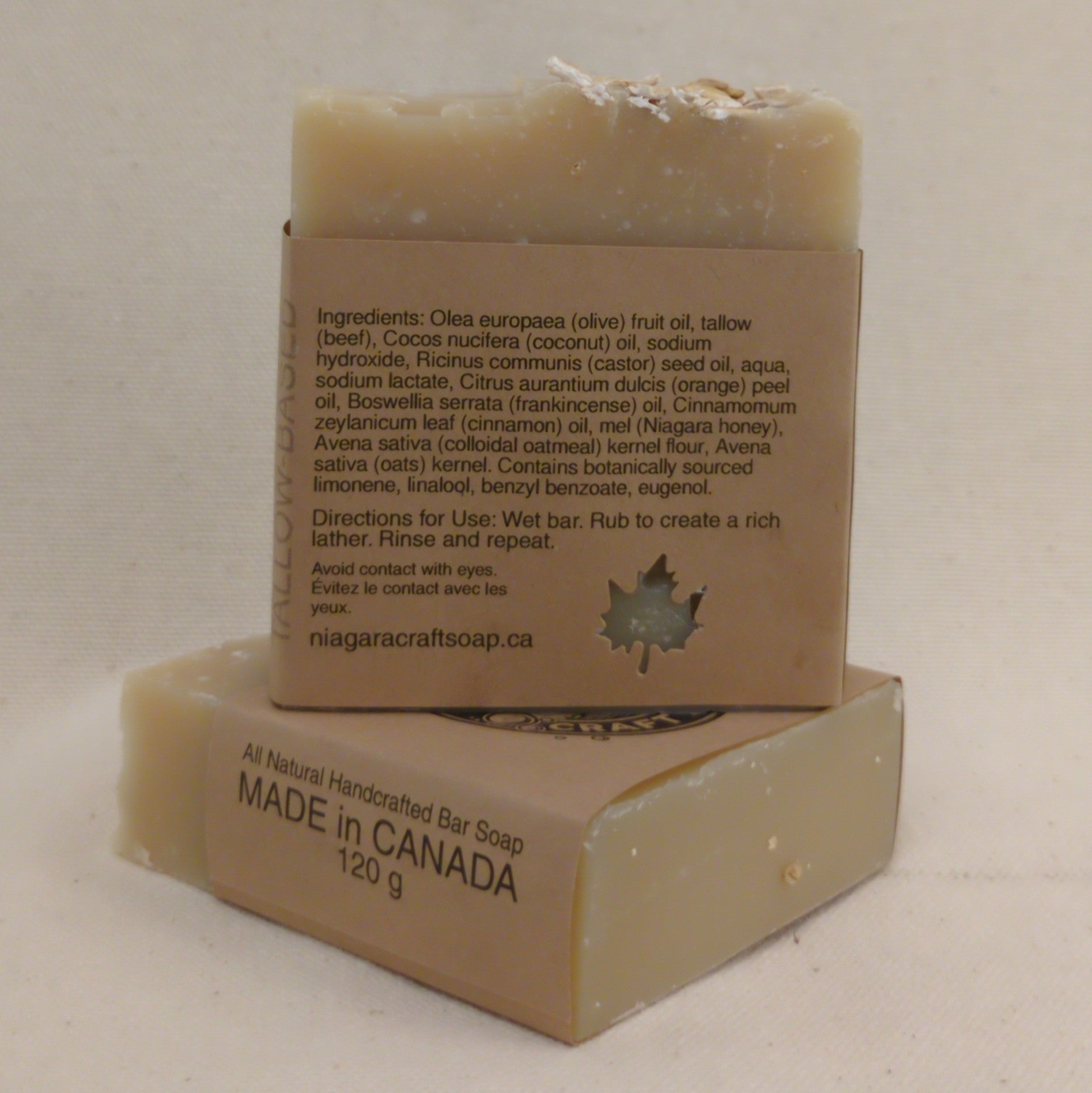 Honey & Oats Tallow Bar