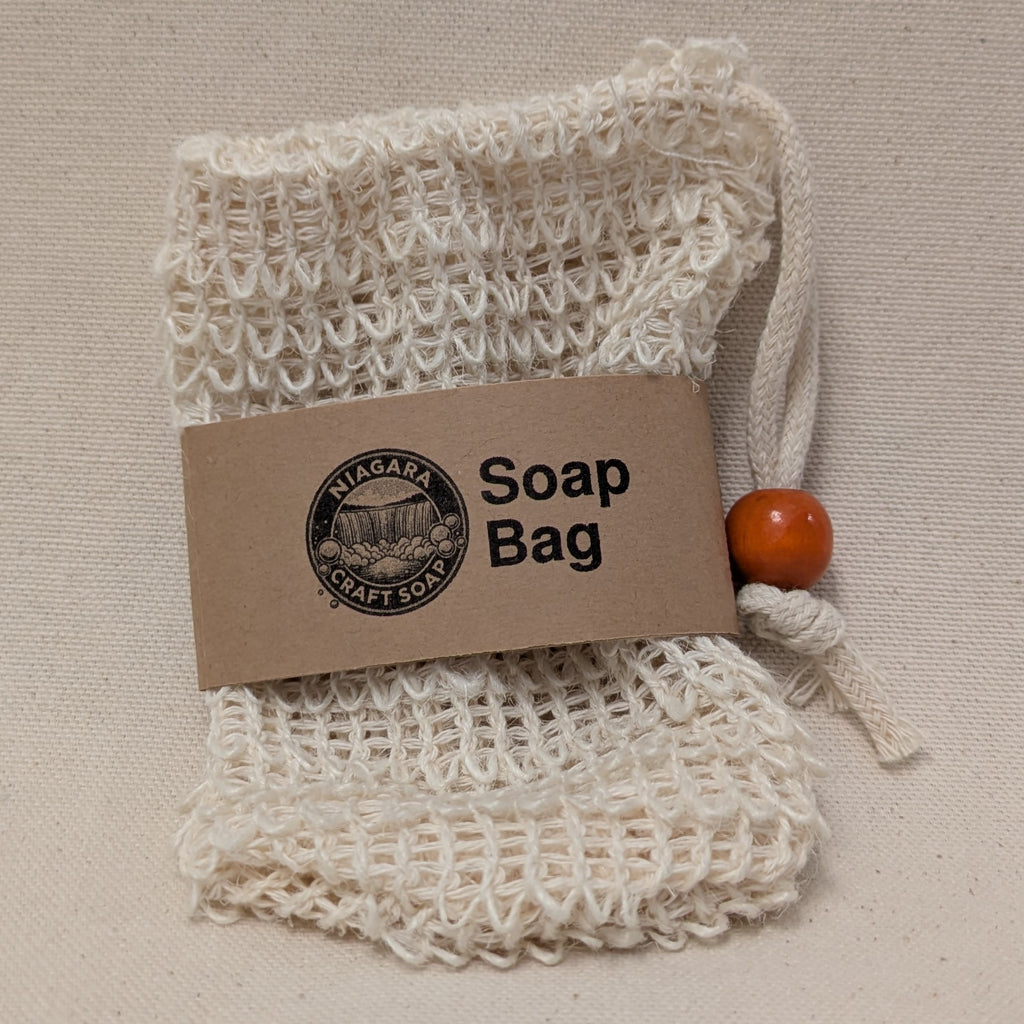 sisal fibre drawstring soap bag niagara craft soap 