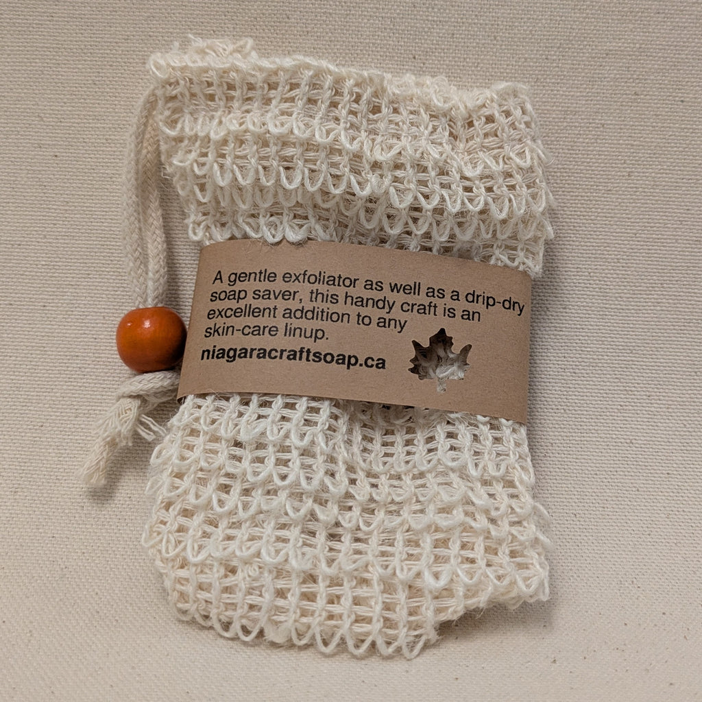 sisal fibre drawstring soap bag niagara craft soap